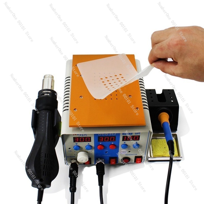 Hot Air Rework Station - Professional 3 in 1 Hot Air