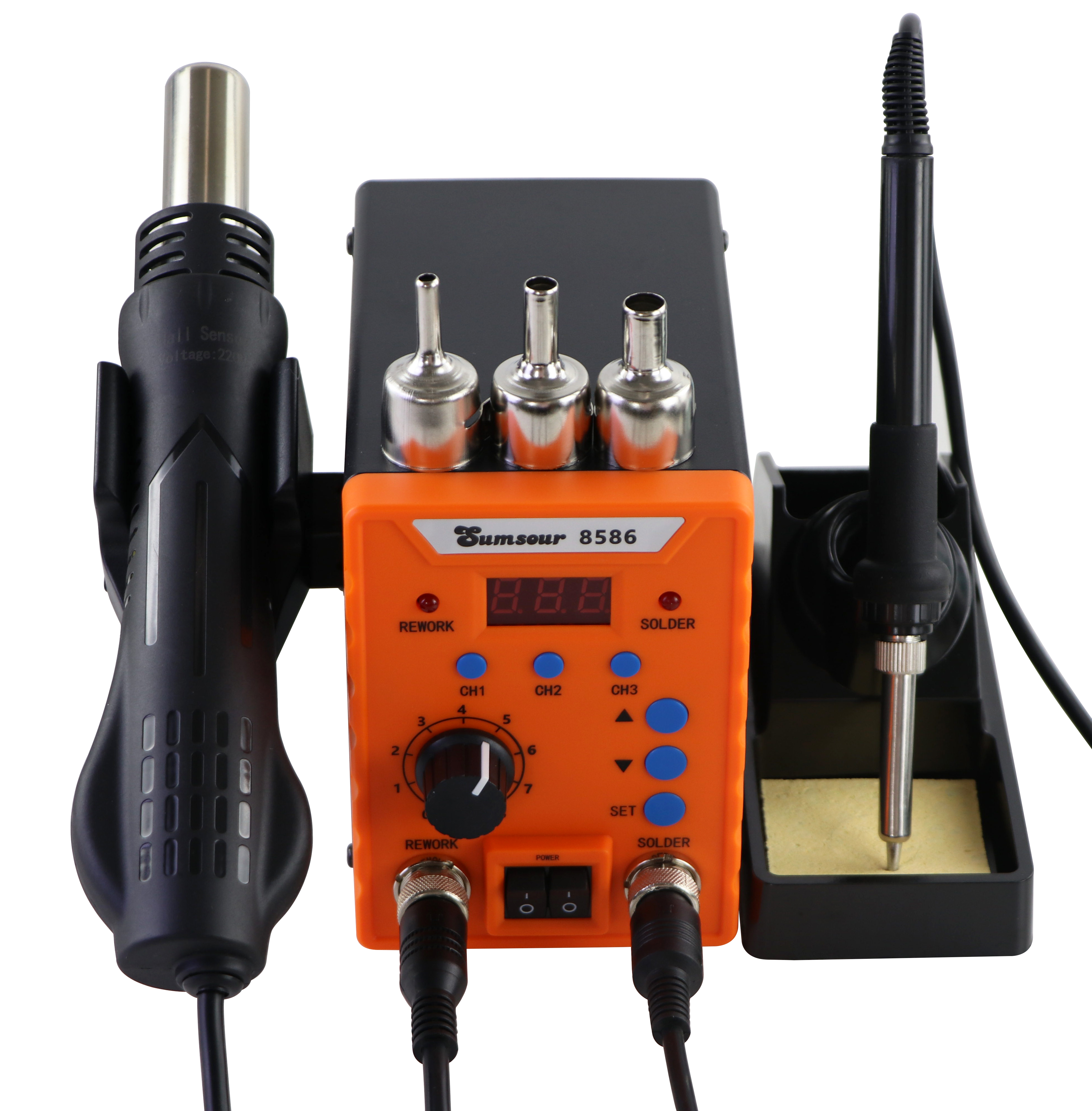 Hot Air Rework Station - Sumsour 8586 760W 2 in 1