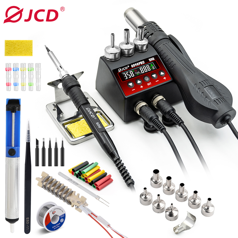 Hot Air Rework Station - JCD 8898Pro Soldering Station 2 in