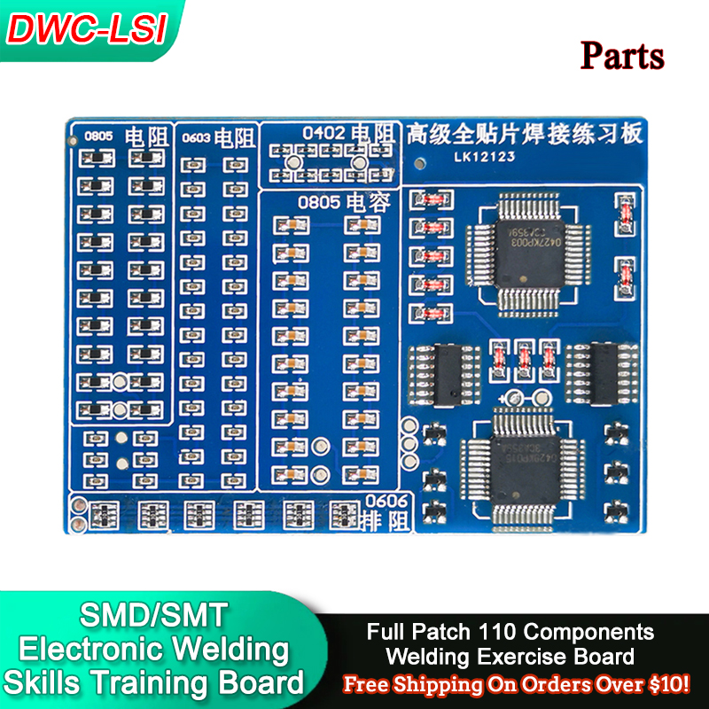 Diy Electronics Workbench - 08 Patch Components Welding Practice Board