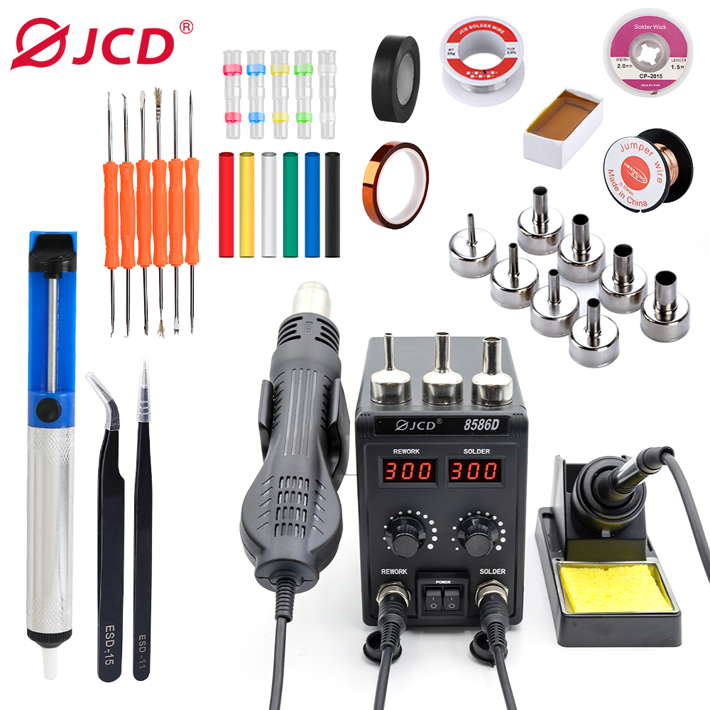 Hot Air Rework Station - JCD 8586D Soldering Station 2 IN