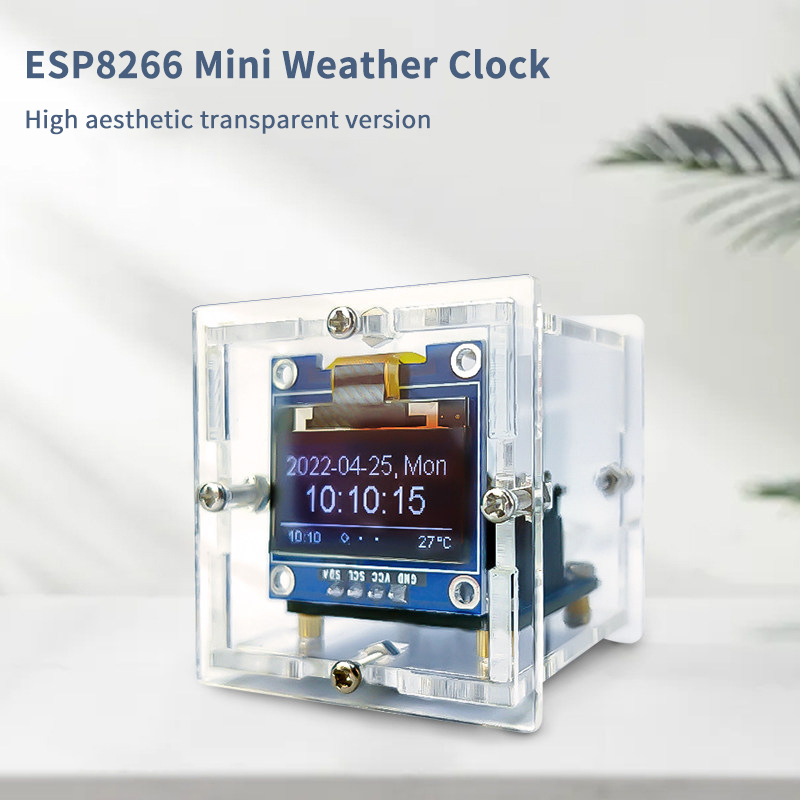 ESP8266 Mini Weather Clock Kit - Diy Electronics Soldering Kit recensione e prezzo