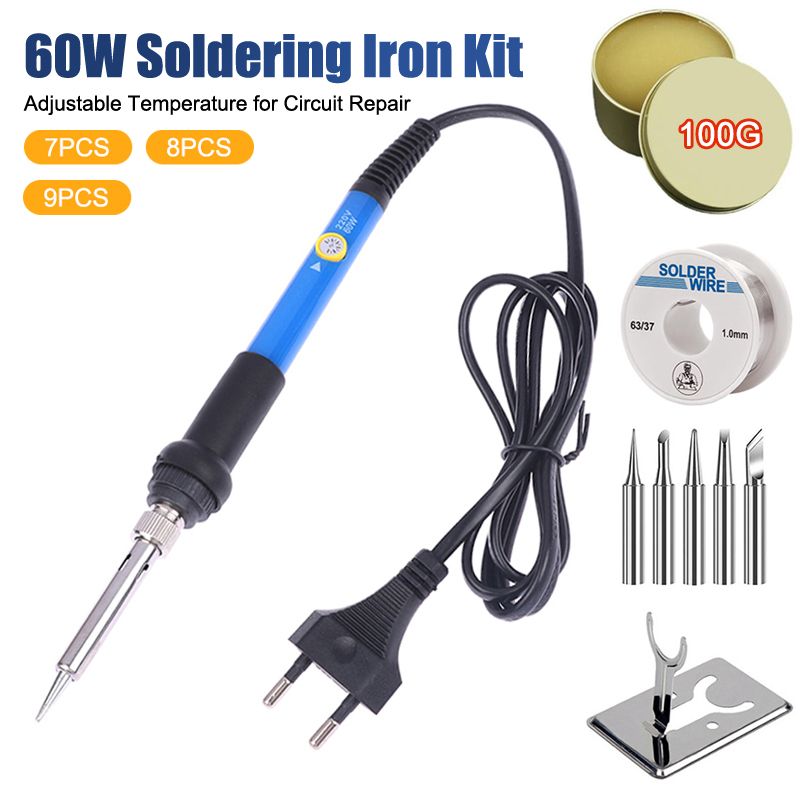 Adjustable Temp 220V 60W Elect - Diy Electronics Soldering Kit recensione e prezzo