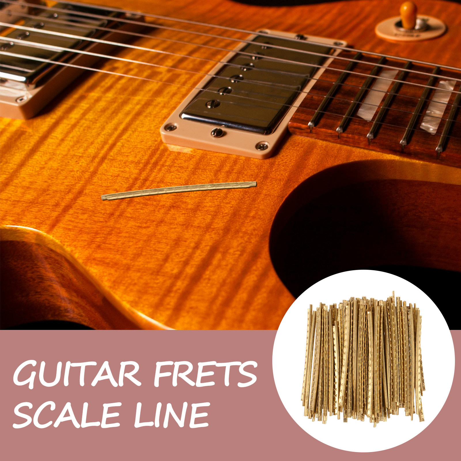 60Pcs Premium Brass Fret Wire  - Diy Electric Guitar Electronics recensione e prezzo