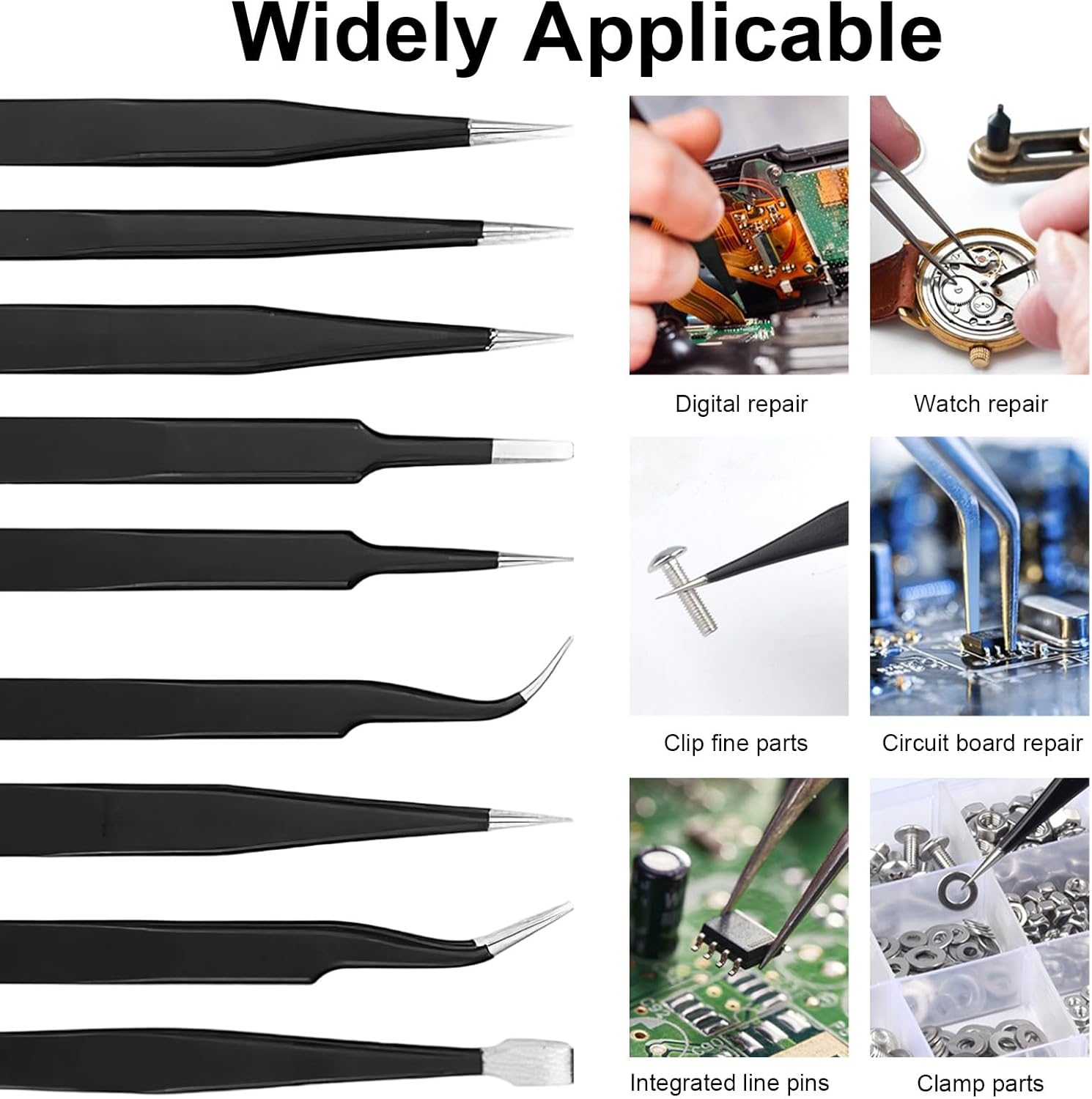 Precision Anti-static Tweezers - Diy Electronics Soldering Kit recensione e prezzo