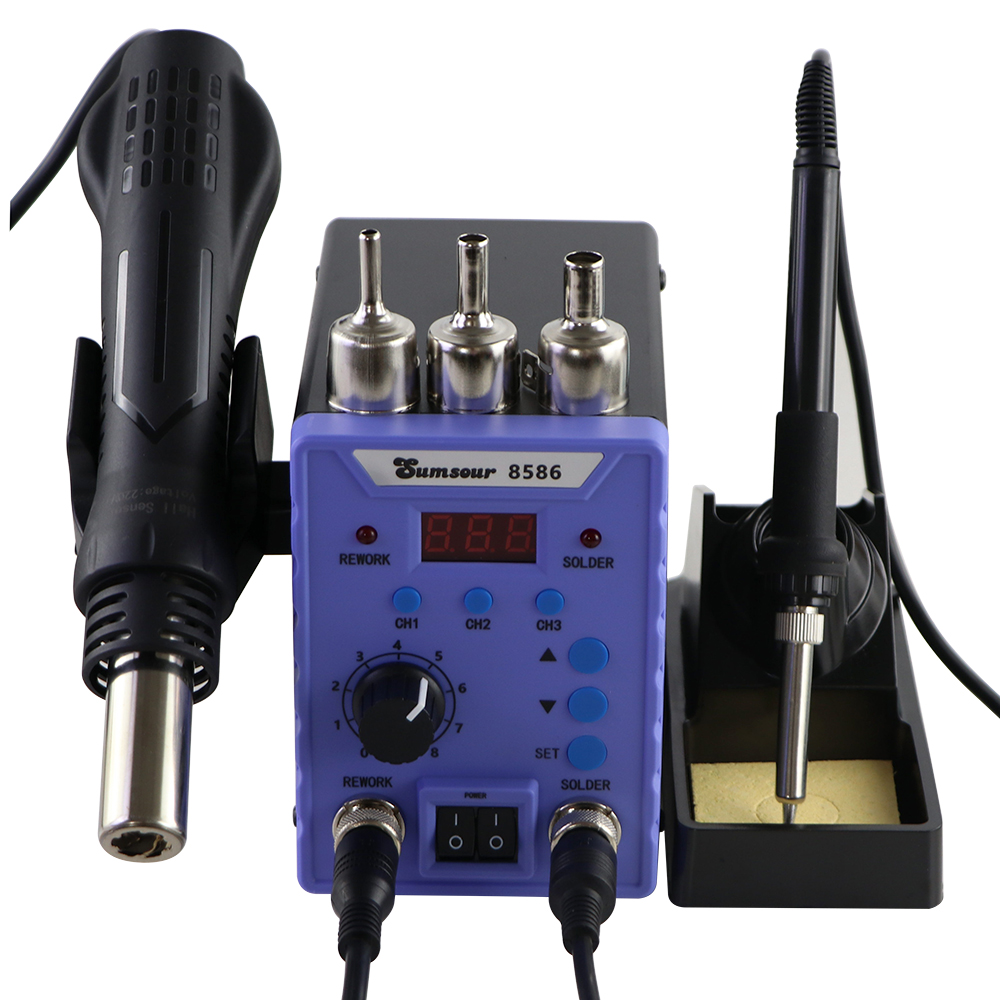 Sumsour 8586 760W 2 in 1 Digit - Hot Air Rework Station recensione e prezzo