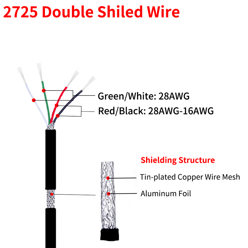 2M/10M Shielded Wire 28AWG - 1 - Diy Electronics Audio recensione e prezzo