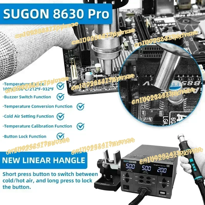 2025 2024 SUGON 8630Pro 1300W  - Hot Air Rework Station recensione e prezzo