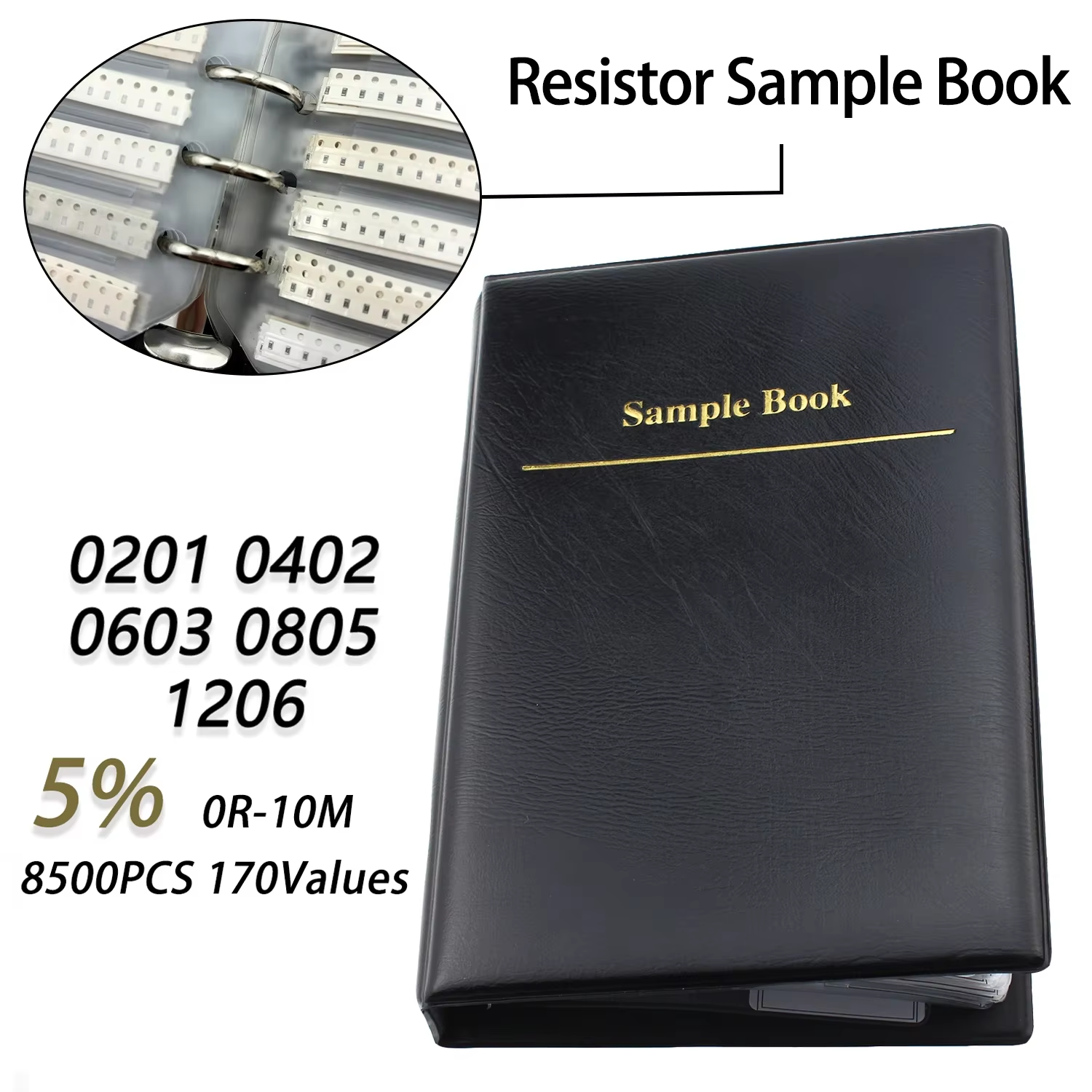 SMD Resistor Kit 170 Values 02 - Diy Electronics Book recensione e prezzo