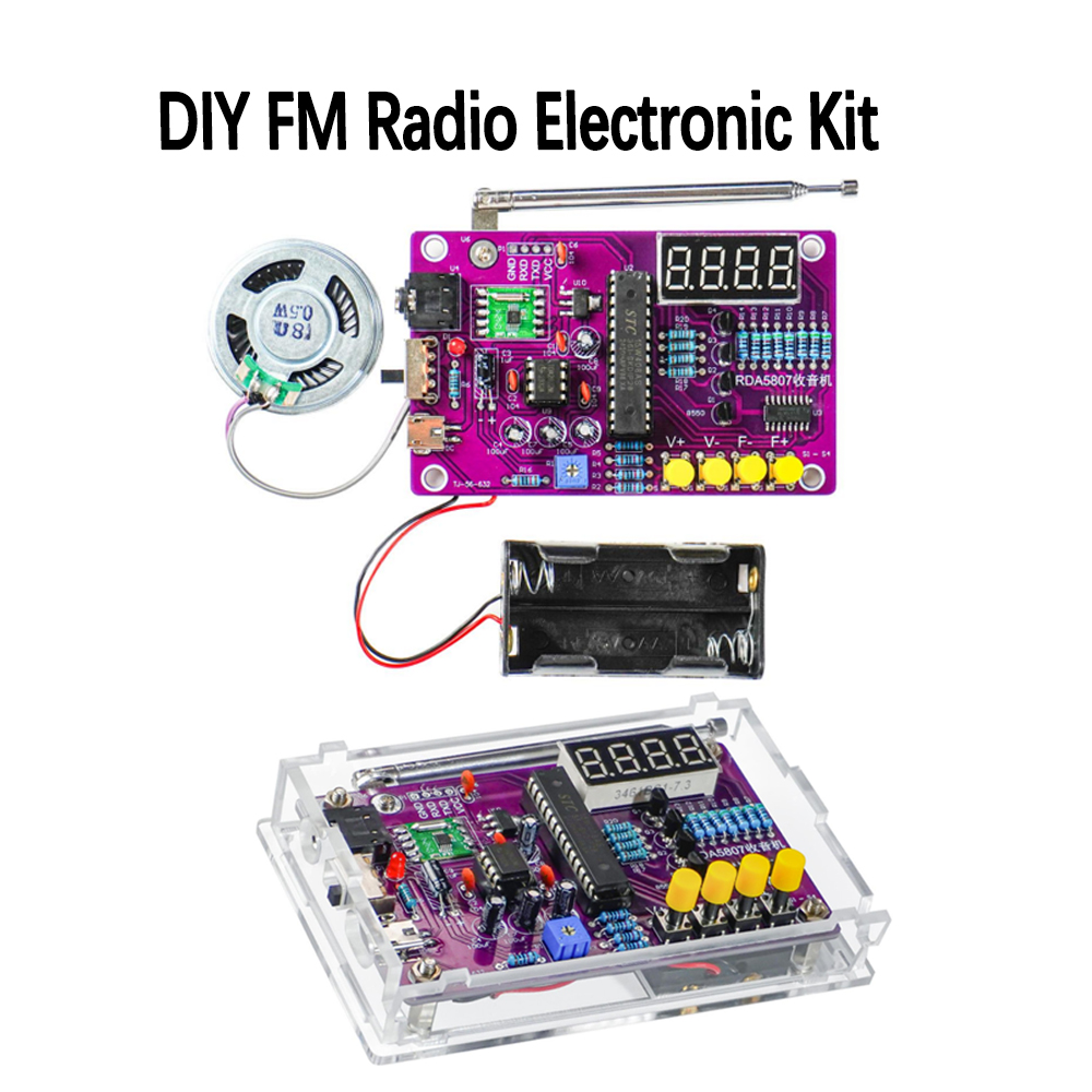 DIY FM Radio Electronic Kit 87 - Diy Electronics Soldering Kit recensione e prezzo