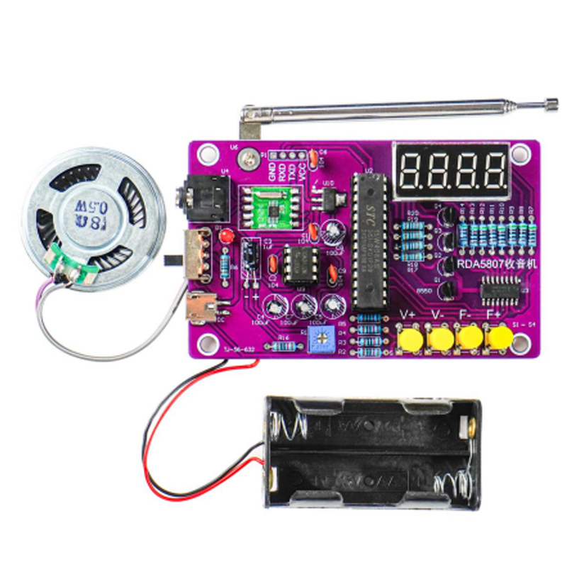 DIY FM Radio Electronic Kit 87 - Diy Electronics Soldering Kit recensione e prezzo