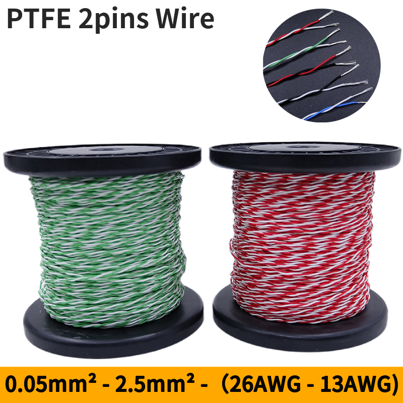 2M/10M 2pins PTFE Wire 30/26/2 - Diy Electronics Audio recensione e prezzo