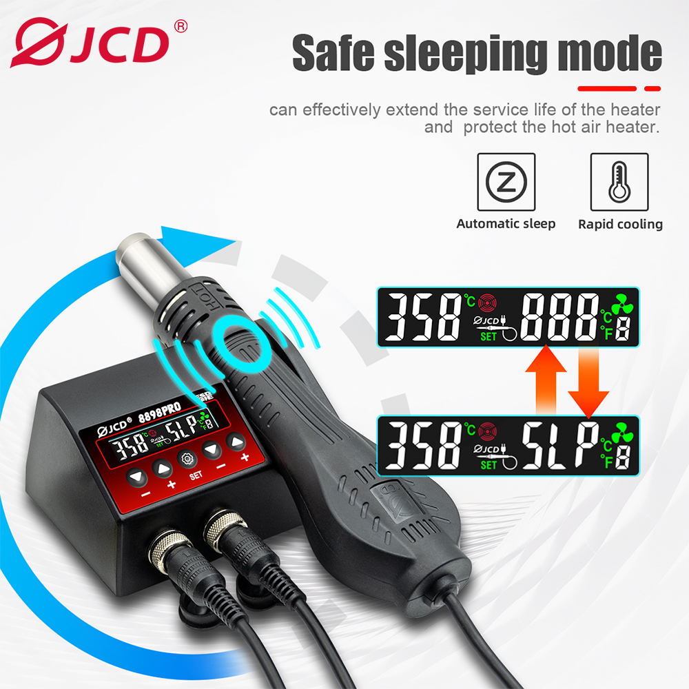 JCD 8898Pro Soldering Station  - Hot Air Rework Station recensione e prezzo