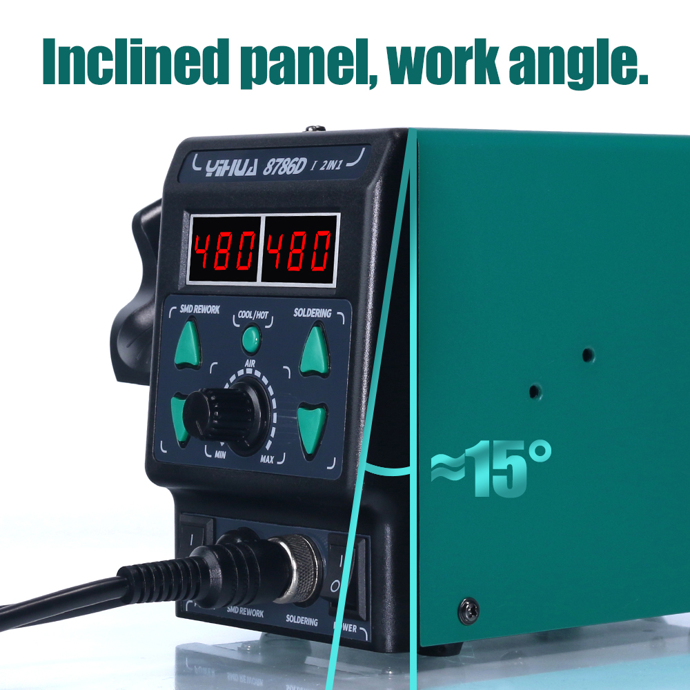 YIHUA 8786D Soldering Iron Hot - Hot Air Rework Station recensione e prezzo