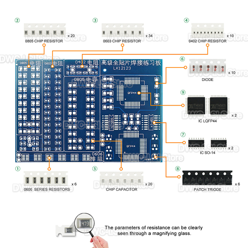 08 Patch Components Welding Pr - Diy Electronics Workbench recensione e prezzo