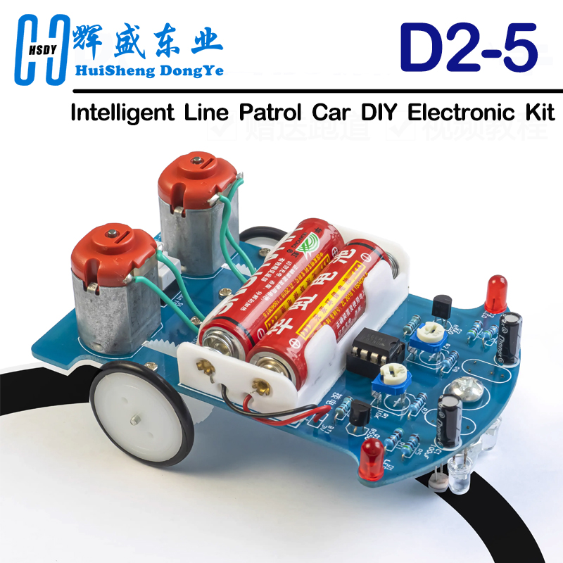 D2-5 Intelligent Track Car Ele - Diy Electronics Workbench recensione e prezzo