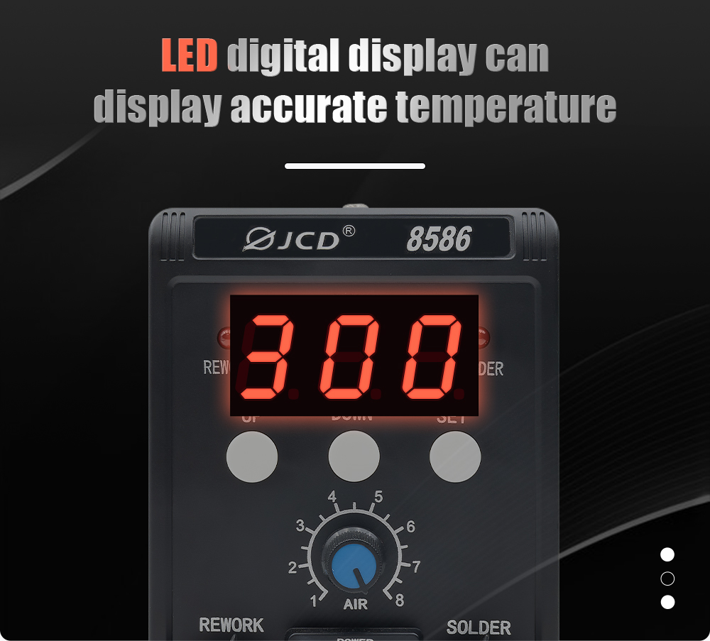 JCD 2 in 1 Soldering Station 8 - Hot Air Rework Station recensione e prezzo