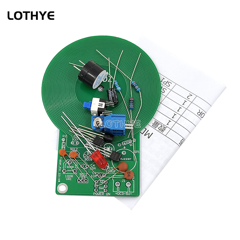 DC 3V-5V Metal Detector Kit DI - Diy Electronics Soldering Kit recensione e prezzo