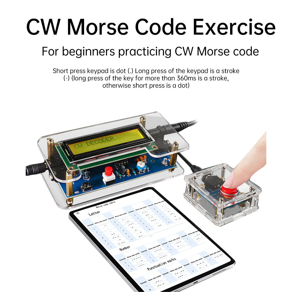 DC9V CW Morse Code Decoder Bul - Diy Electronics Workbench recensione e prezzo