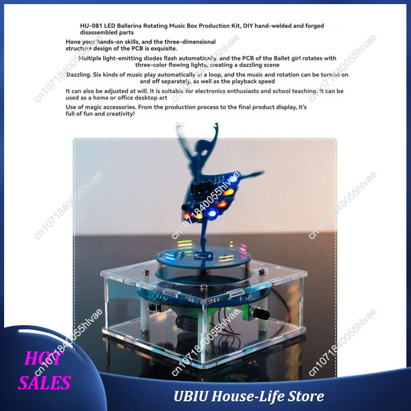 Rotating Music Box DIY Electro - Diy Electronics Soldering Kit recensione e prezzo