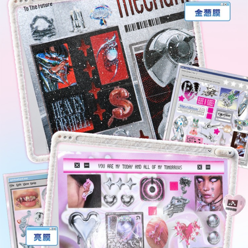Cyberpunk Theme Die-Cut Sticke - Diy Electronics Book recensione e prezzo