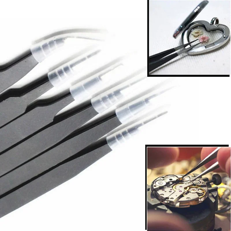 6PCS Precision Tweezers Set ES - Diy Electronics Soldering Kit recensione e prezzo