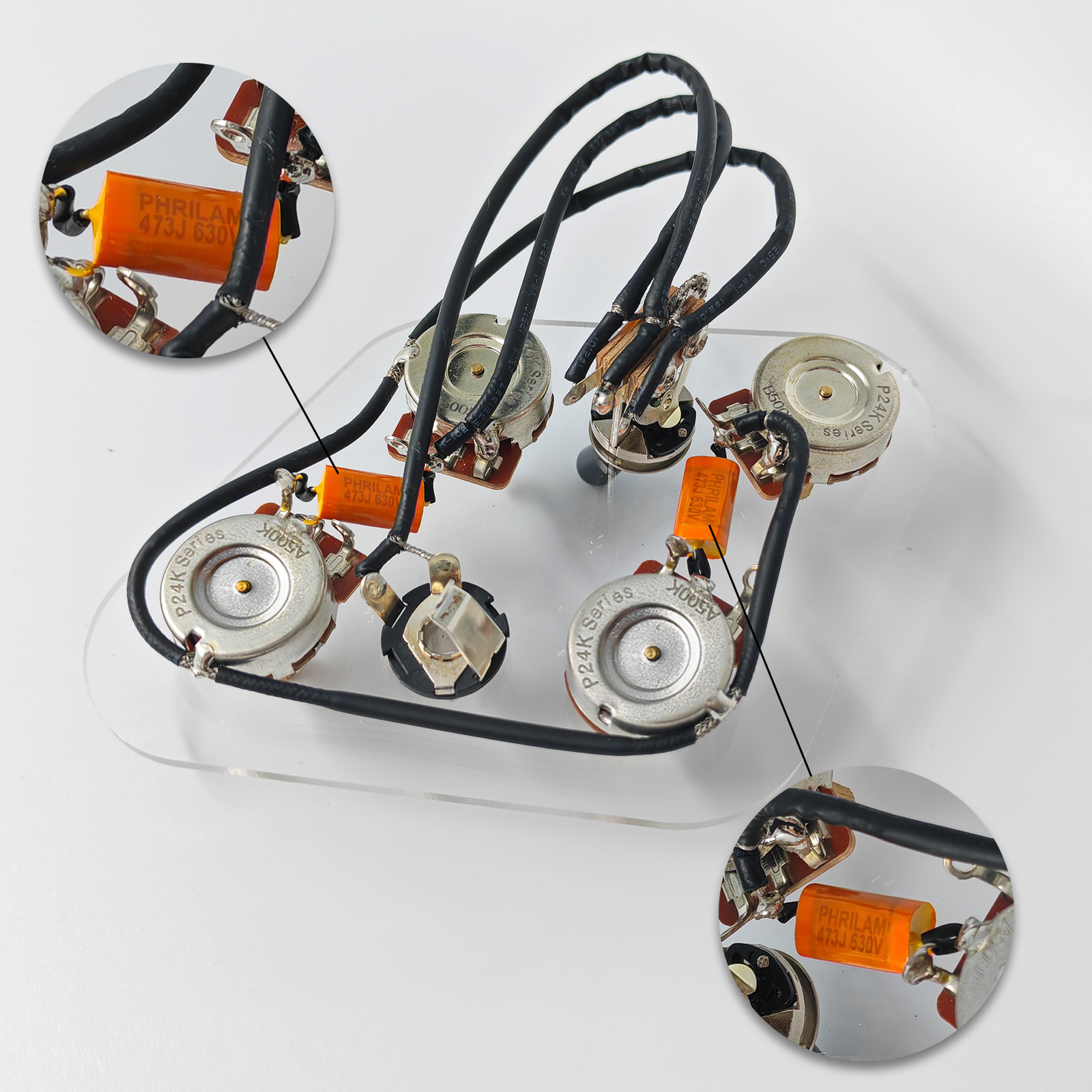 PHRILM 2T2V SG Electric Guitar - Diy Electric Guitar Electronics recensione e prezzo
