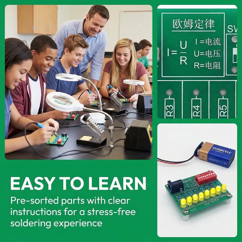Student Electronic Soldering K - Diy Electronics Soldering Kit recensione e prezzo