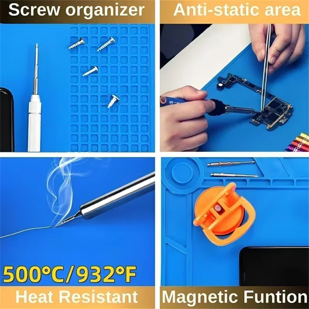 ABNJ ESD Silicone Soldering Ma - Hot Air Rework Station recensione e prezzo