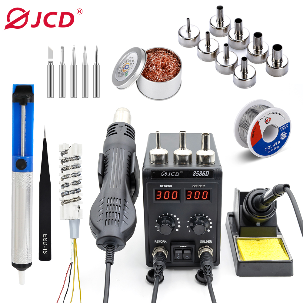 JCD 8586D Soldering Station 2  - Hot Air Rework Station recensione e prezzo