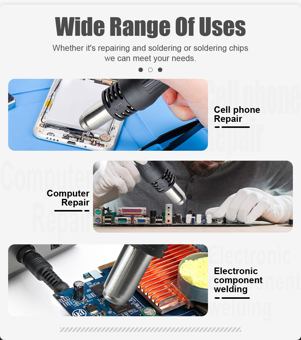 JCD 8586D Soldering Station 2  - Hot Air Rework Station recensione e prezzo