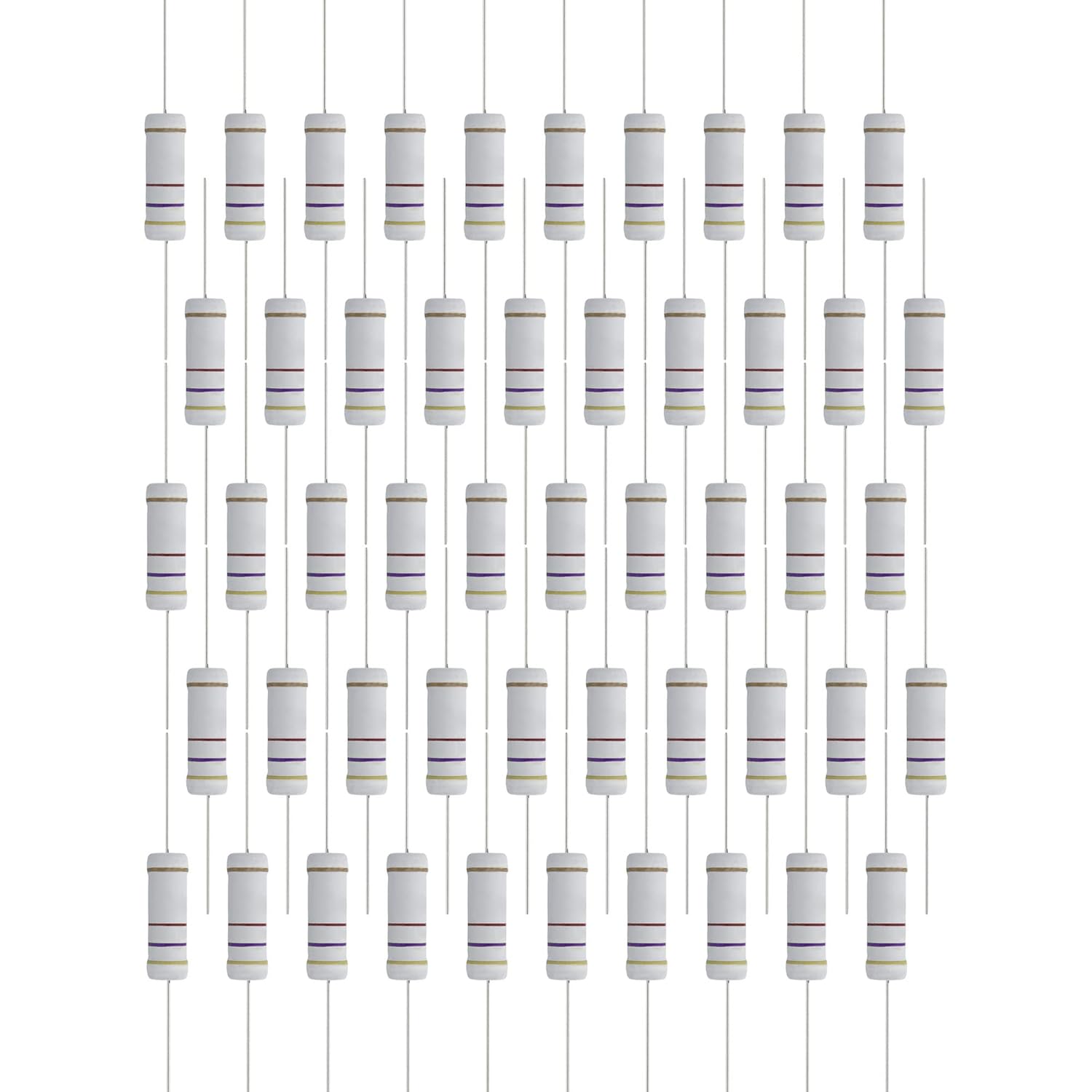 50PCS 470 Ohm Resistor Axial L - Diy Electronics Videos recensione e prezzo