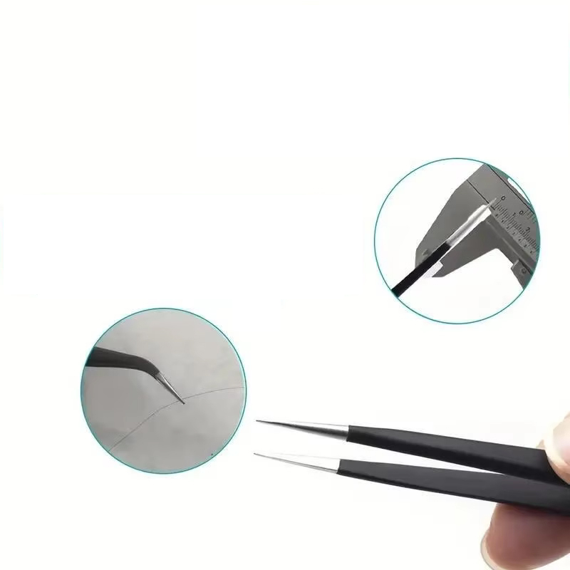 6pcs Precision Long Tweezers S - Diy Electronics Soldering Kit recensione e prezzo