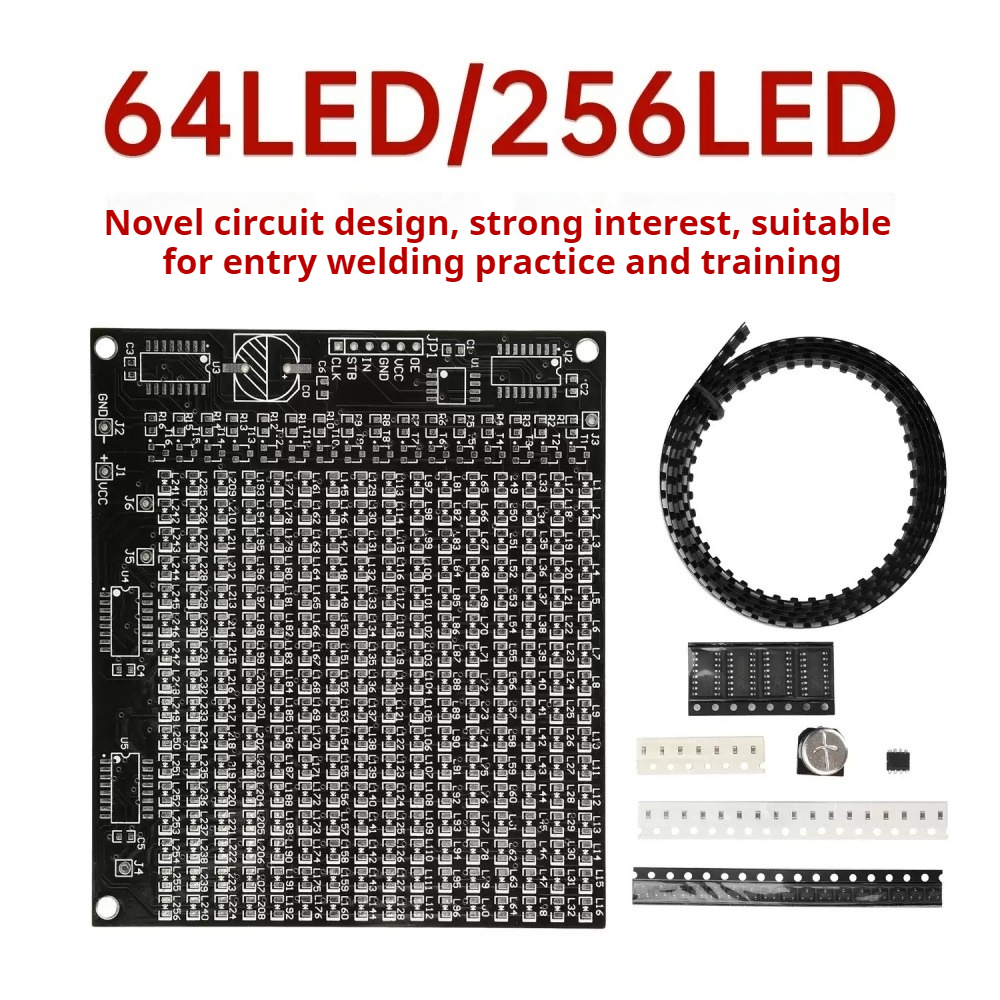 64/256 LED SMD Dot Matrix Adve - Diy Electronics Soldering Kit recensione e prezzo